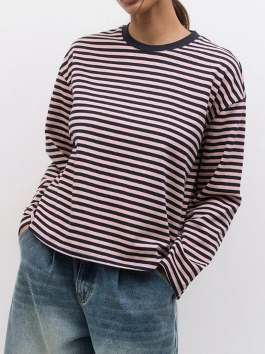 Callahan Top | Navy Pink