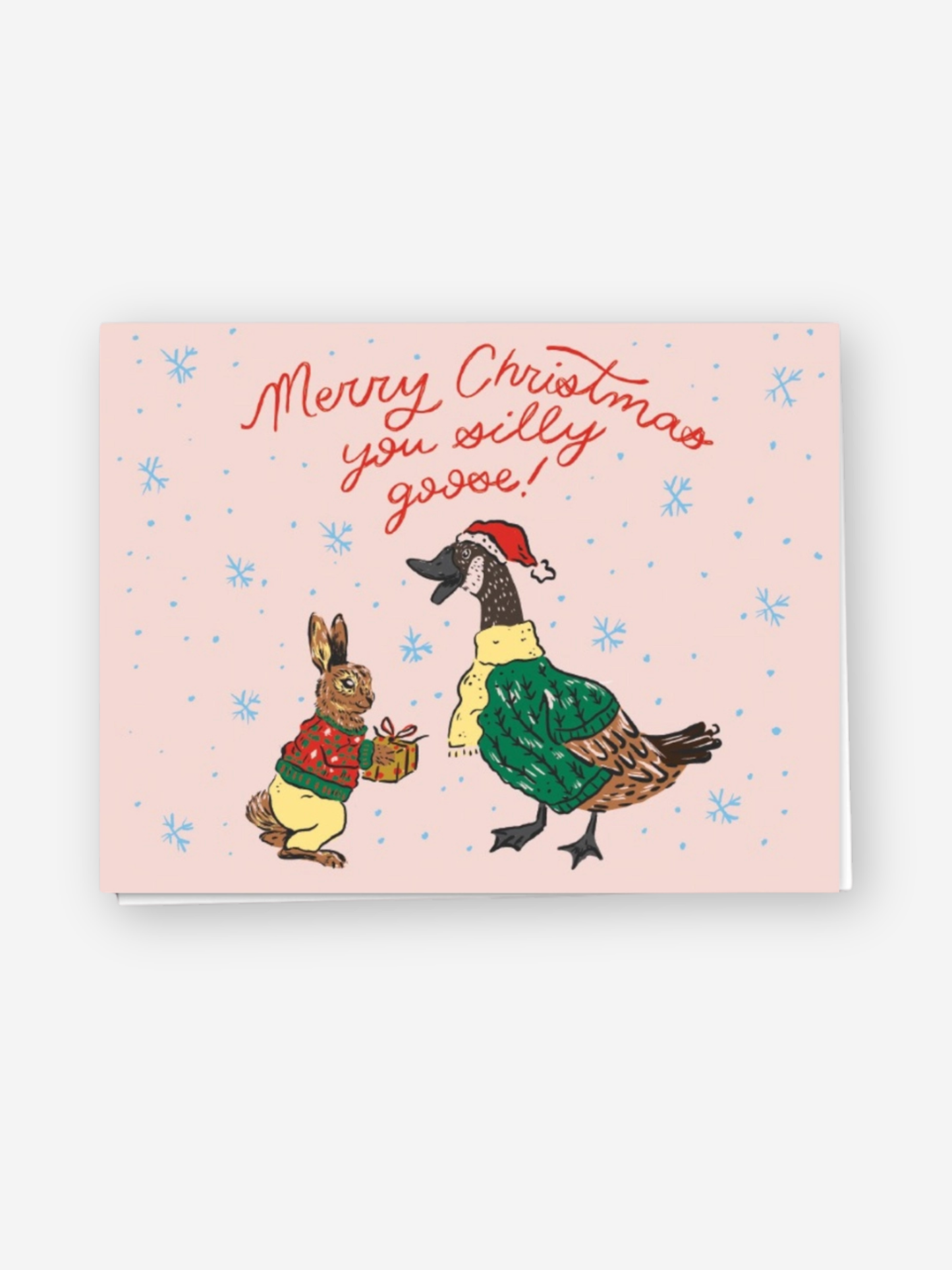 Silly Goose Christmas Card