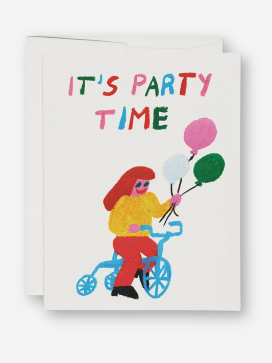 Party Time Tricycle Card
