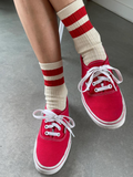 Her Socks Varsity | Red