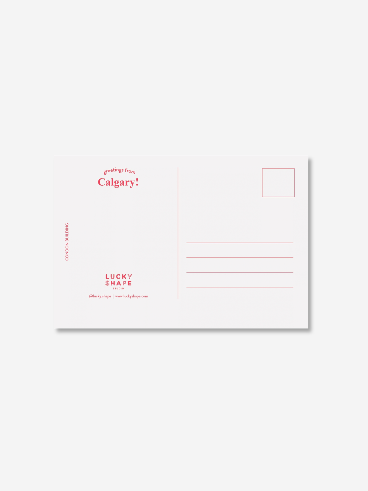 Lucky Shape Postcard | Condon Building