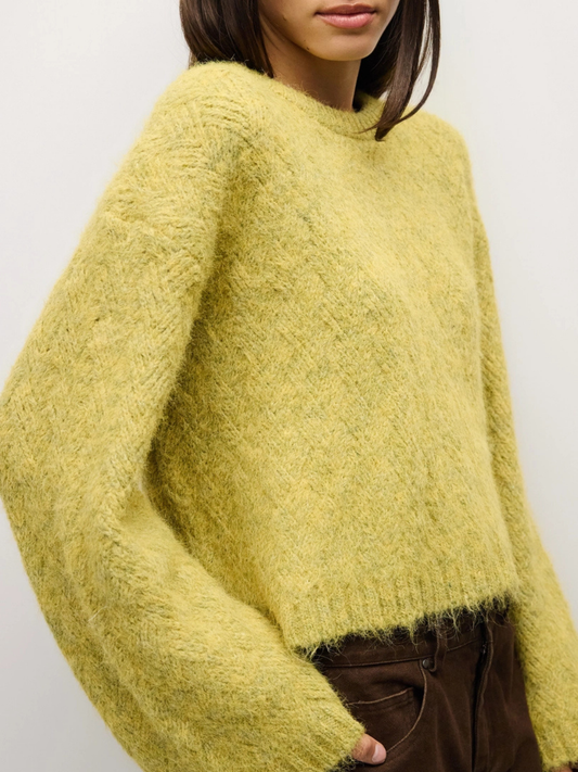 Lila Sweater Chartreuse