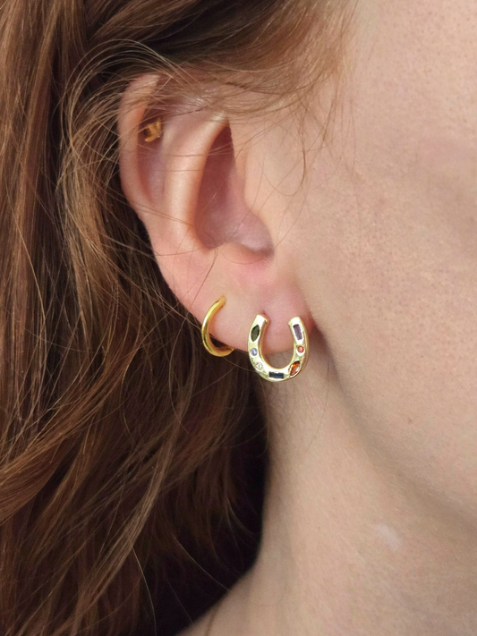 LIMITED EDITION | Rainbow Horseshoe Studs