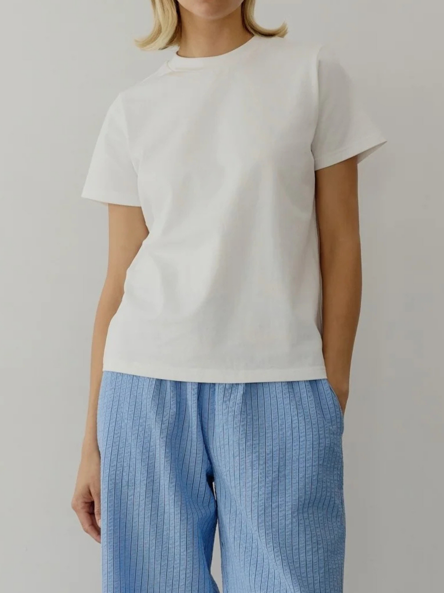 Lanie Long Top | White
