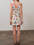 Tropical Print Mini Dress