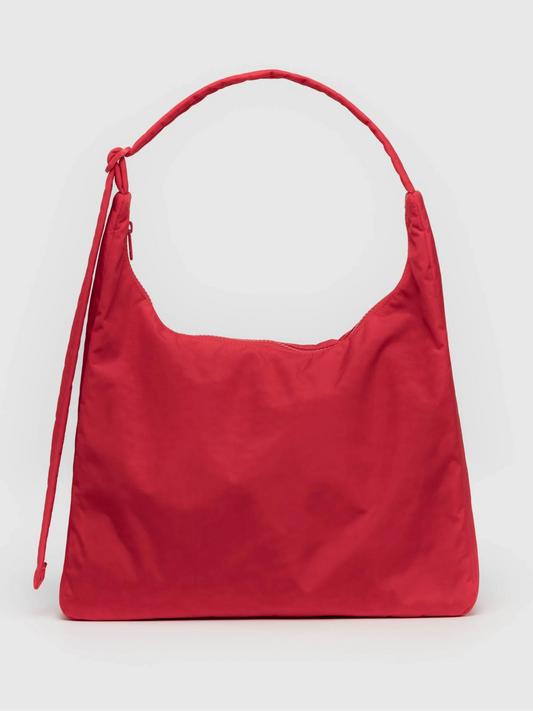 Nylon Shoulder Bag | Candy Apple Red