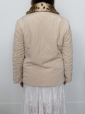 VINTAGE by TUU | Reversible Snow Leopard Faux Fur Jacket (XS-M)