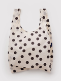 Standard Baggu Cream & Black Polka Dot