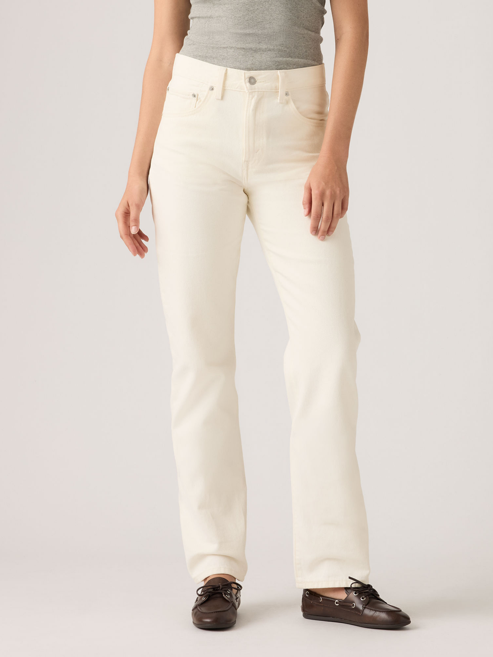 Levi's Easy Dad Jeans Truth Slip White