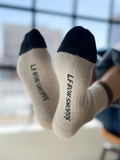 Colour Block Girlfriend Socks | Black Coffee