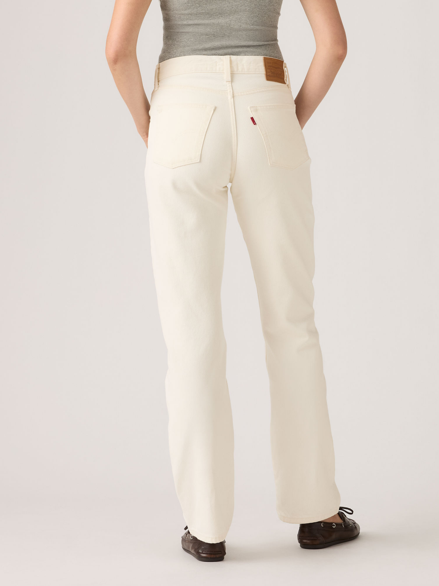 Levi's Easy Dad Jeans Truth Slip White