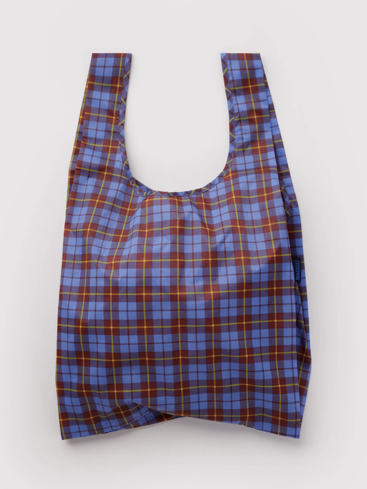 Standard Baggu Blue Tartan