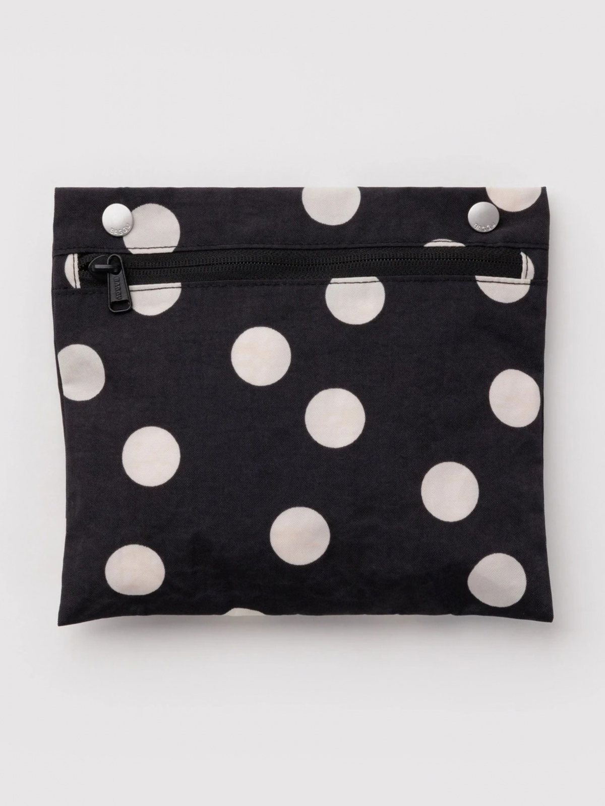 Everyday Cloud Bag Black and Cream Polka Dot
