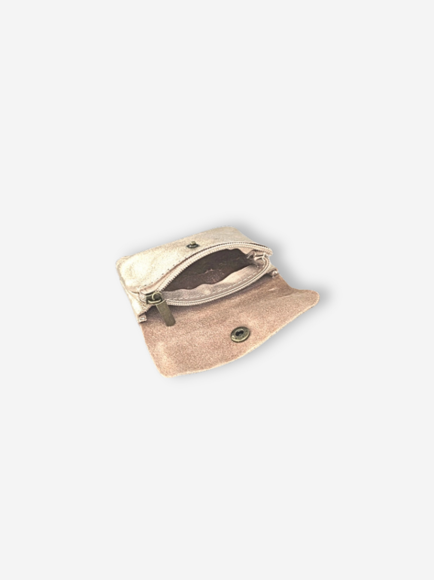 Leather Wallet | Metallic Lilac