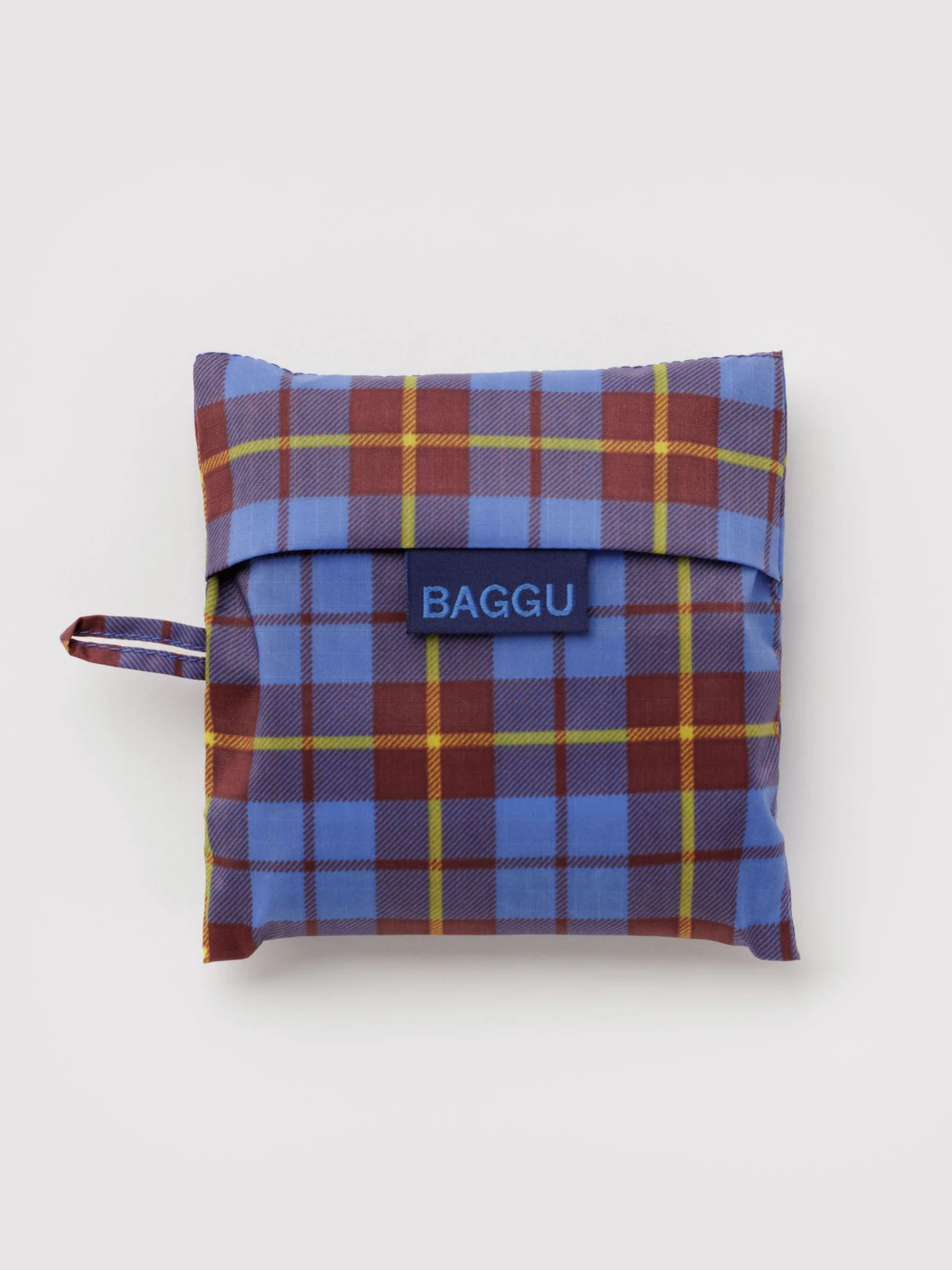 Standard Baggu Blue Tartan
