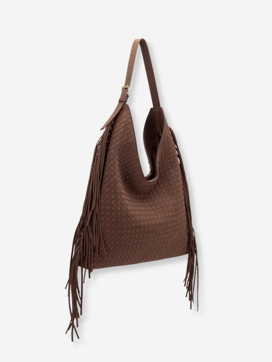 Brynlee Fringe Bag Tobacco