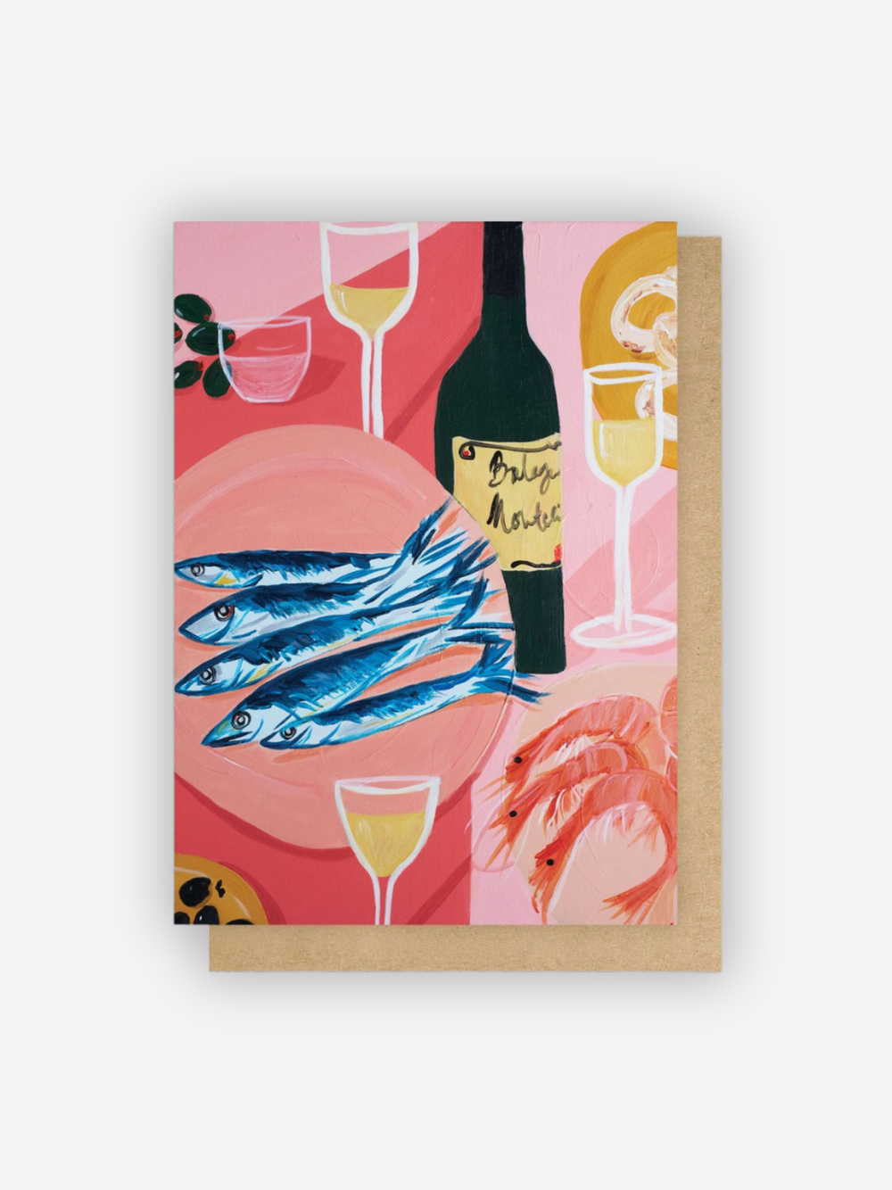 Shrimps and Sardines Card