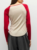 Jillian Top Red-Taupe