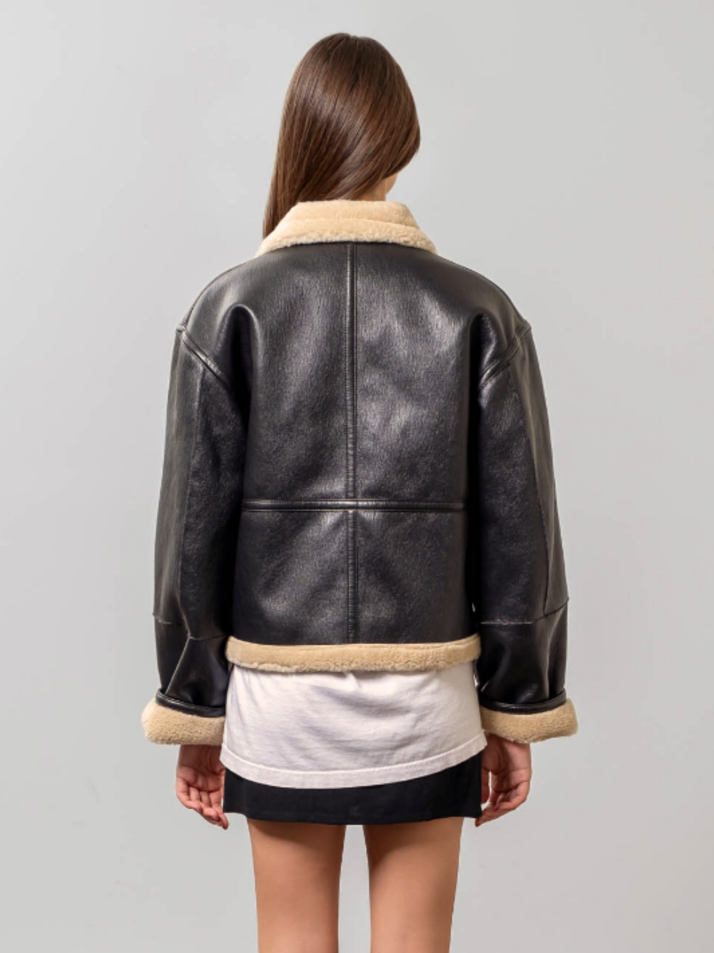 Leather Shearling Jacket