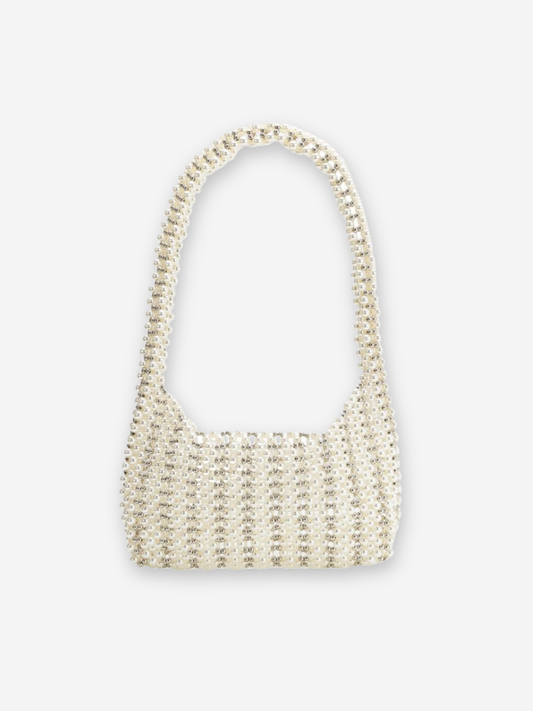 Greta Pearl Beaded Bag
