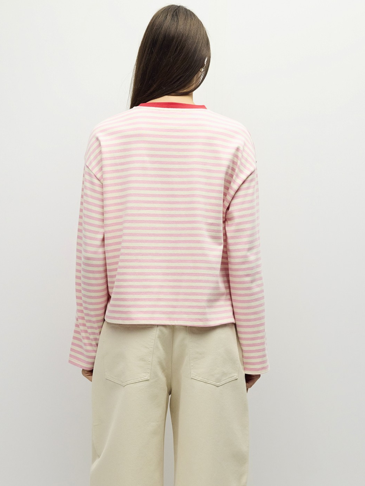 Jessie Top Pink-Ivory