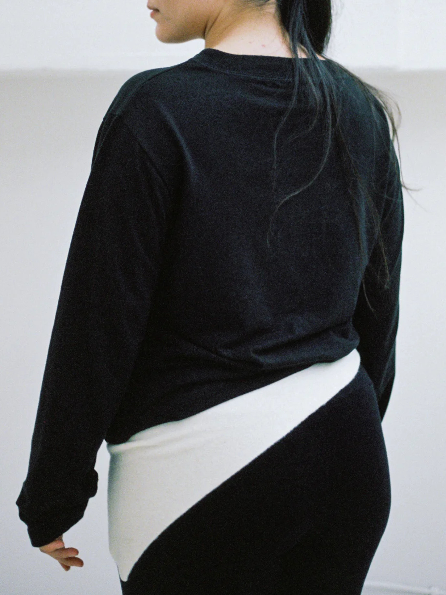 Hemp Bay Henley Top | Black