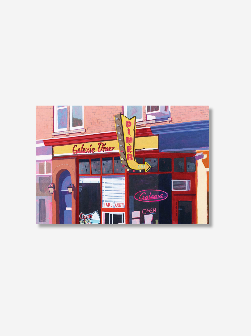 Lucky Shape Postcard | Galaxie Diner