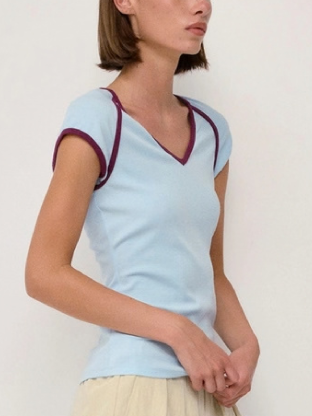 Patricia Top Blue-Berry