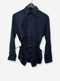 Bungee Shirt Dark Blue Stripe S/M