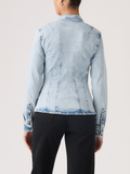 Denim Shaped Shirt Dust Stone