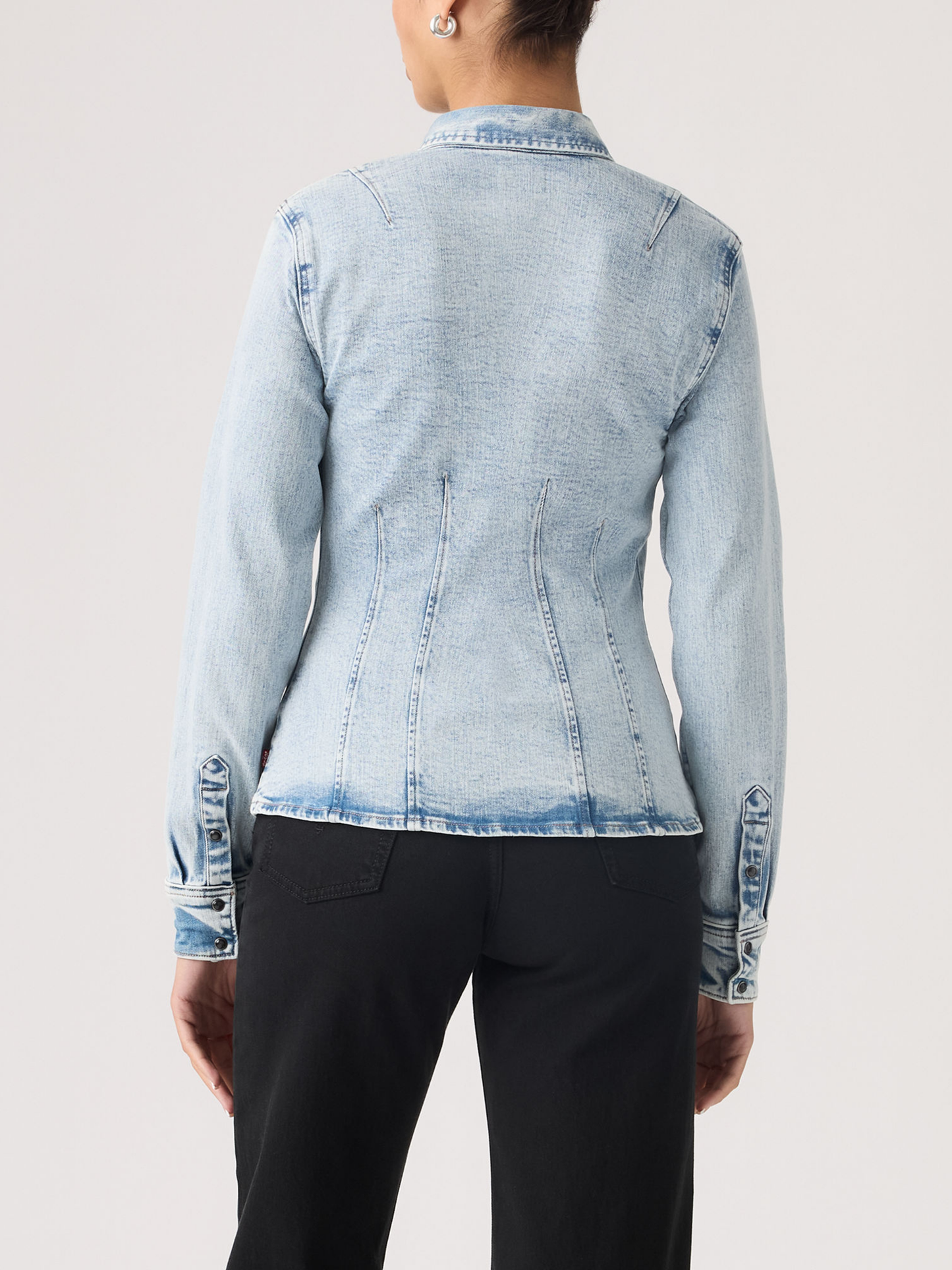 Denim Shaped Shirt Dust Stone