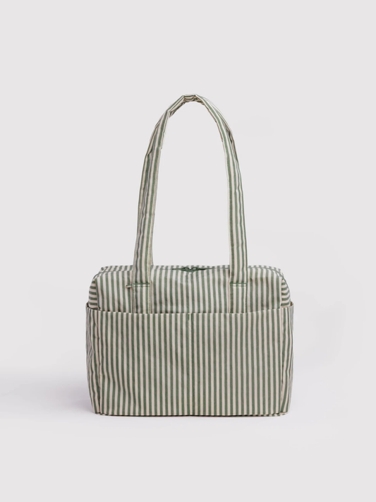 Everyday Cloud Bag Sage Stripe