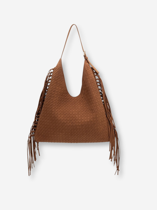 Brynlee Fringe Bag Tan