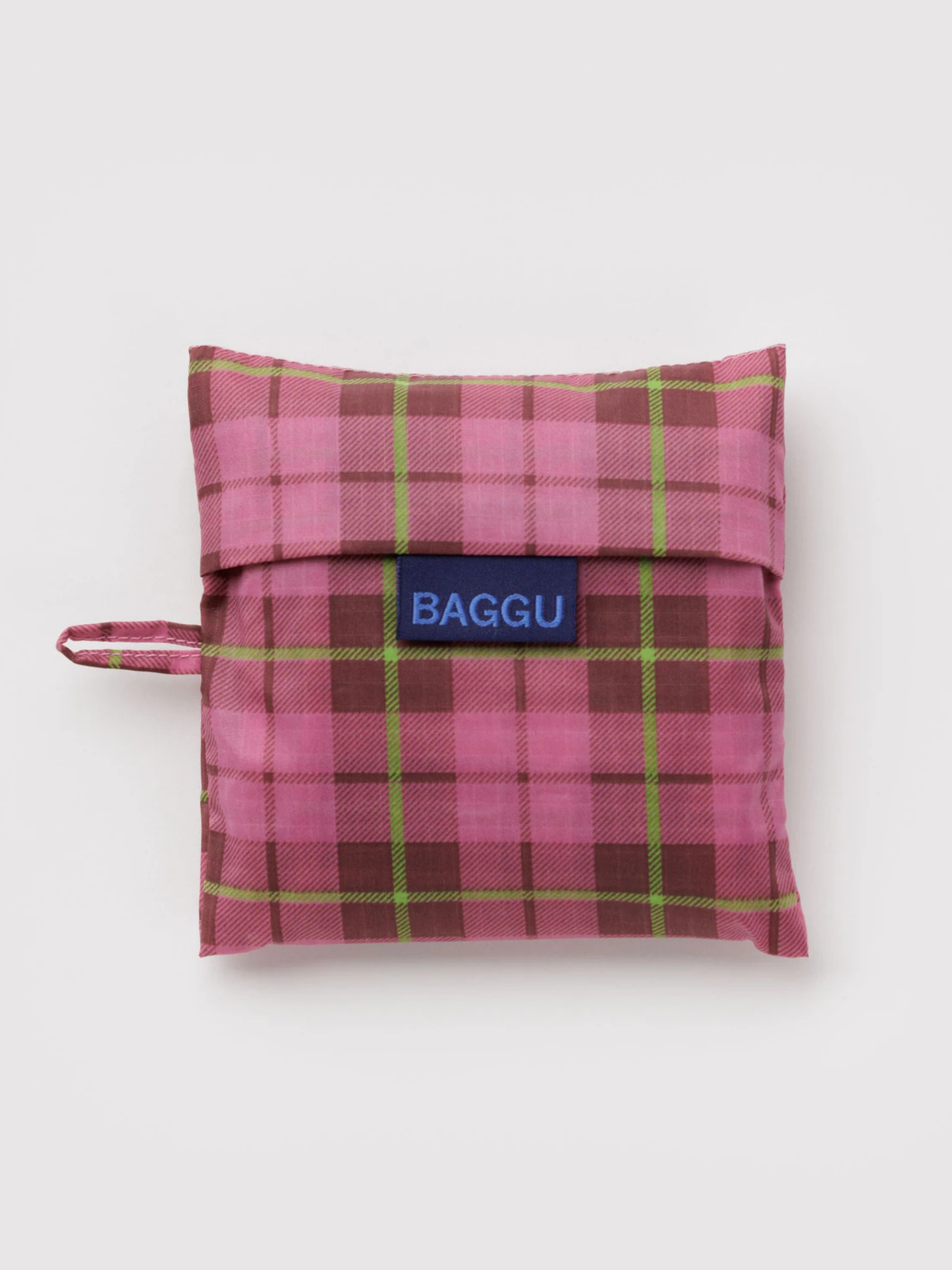 Standard Baggu Azalea Pink Tartan