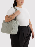 Everyday Cloud Bag Sage Stripe