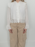 VINTAGE by TUU | Jennifer and Grace Cotton Frill Top (M)