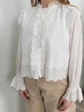 VINTAGE by TUU | Jennifer and Grace Cotton Frill Top (M)