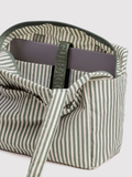 Everyday Cloud Bag Sage Stripe