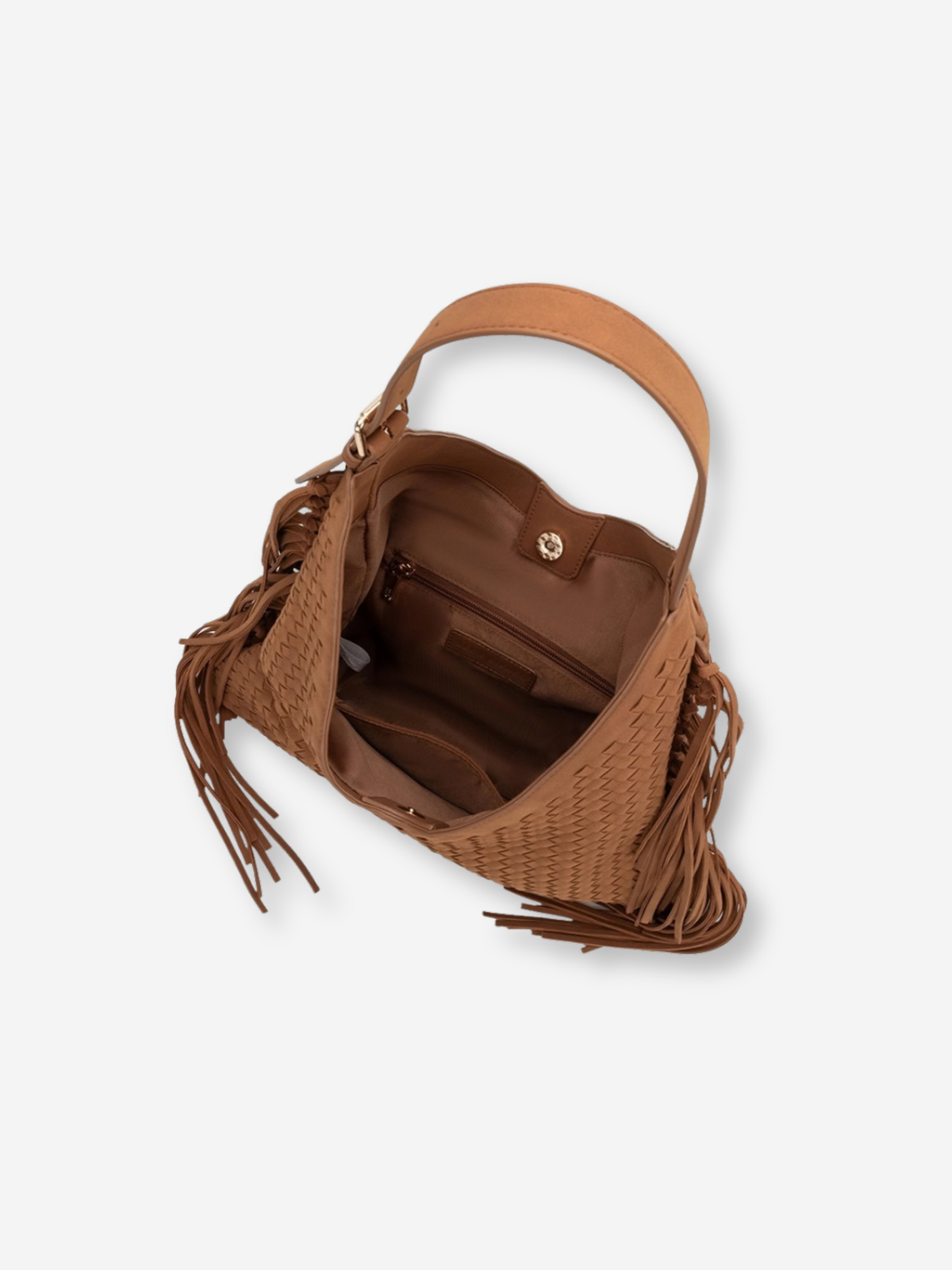 Brynlee Fringe Bag Tan