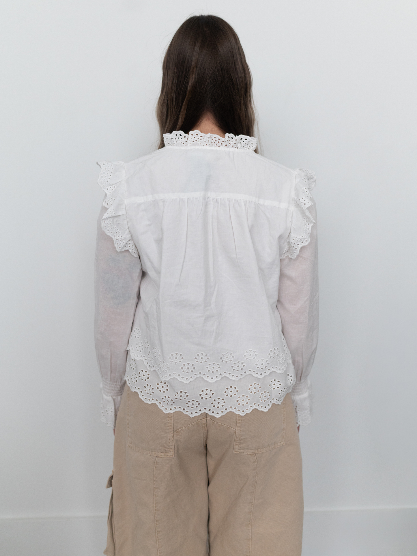 VINTAGE by TUU | Jennifer and Grace Cotton Frill Top (M)