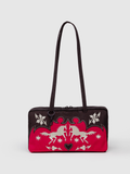 Nylon Bowler Bag | Western Appliqué