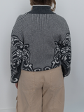 VINTAGE by TUU | Grey Patterned Sweater (S-L)