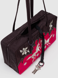 Nylon Bowler Bag | Western Appliqué