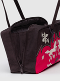 Nylon Bowler Bag | Western Appliqué