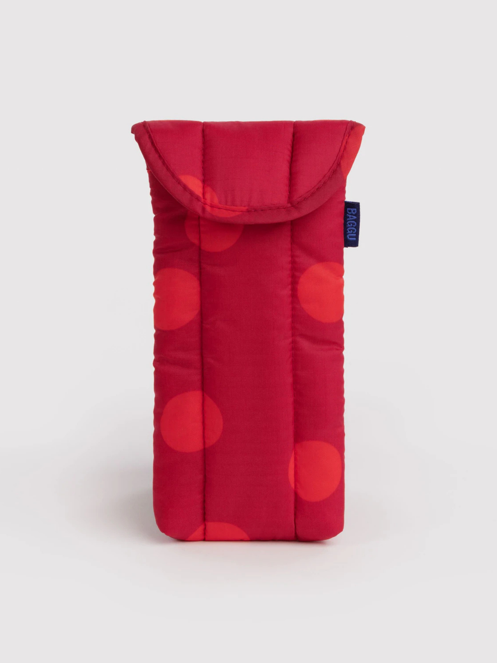Puffy Glasses Sleeve Red Polka Dot