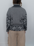 VINTAGE by TUU | Grey Patterned Sweater (S-L)