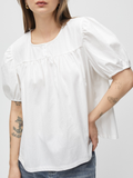 Hazel Top White