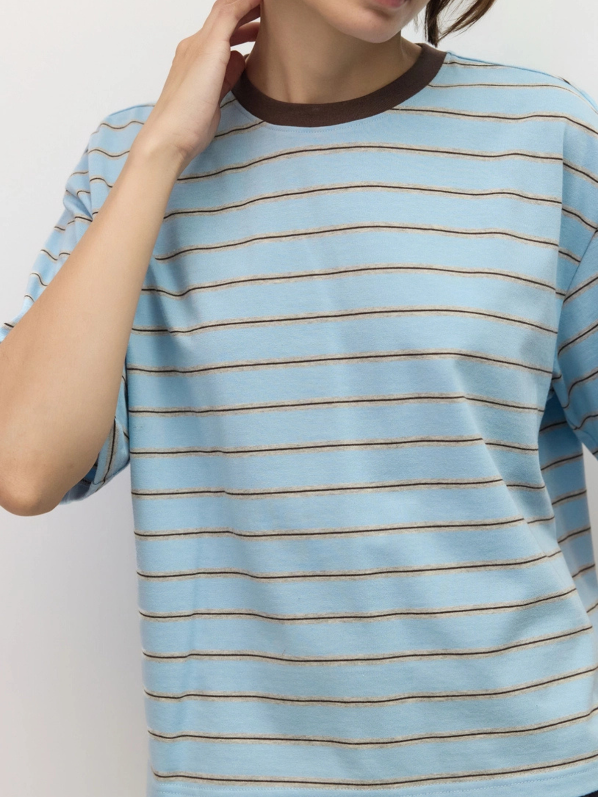 Luna Top Blue-Grey