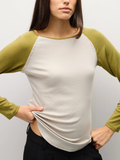Jillian Top Moss-Taupe