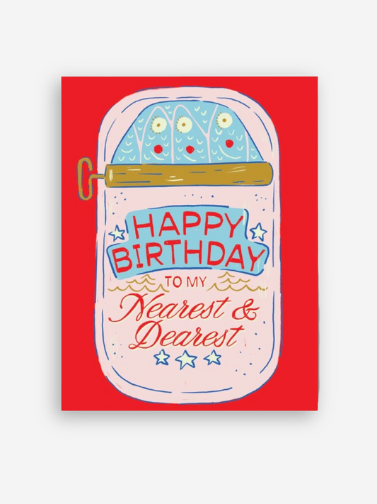 Sardine Birthday Card